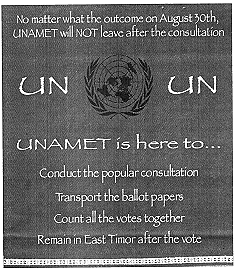 UNAMET poster