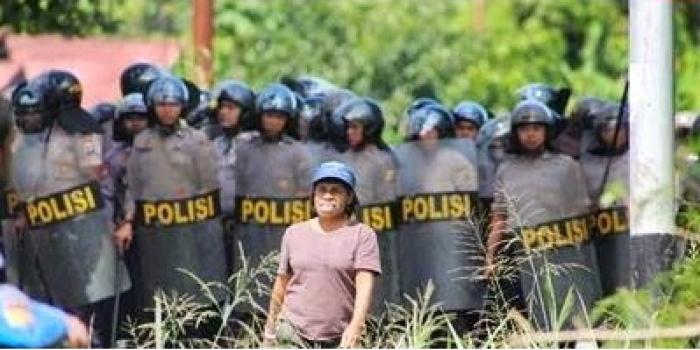 Scene from May 1 in Jayapura.