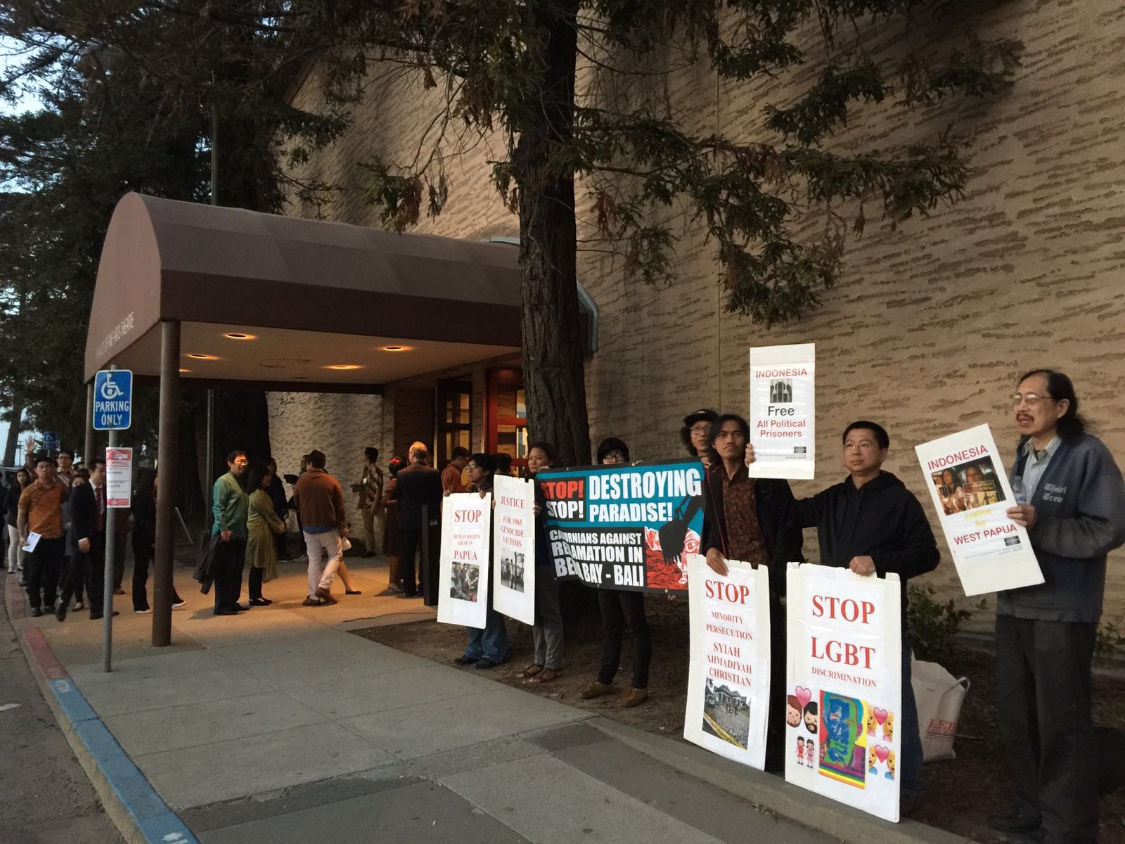 Demo in San Francisco