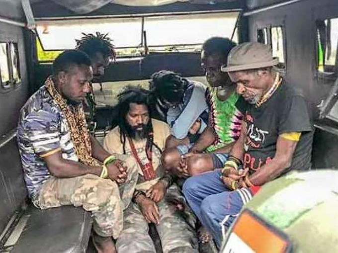 West Papuan students arrested in Jayapura for backing Vanuatu’s UN bid for United Nations support for Papuan human rights and self-determination. Image: Voice WestPapuan