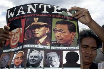 Wiranto among most wanted in East Timor.