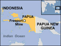 West Papua map